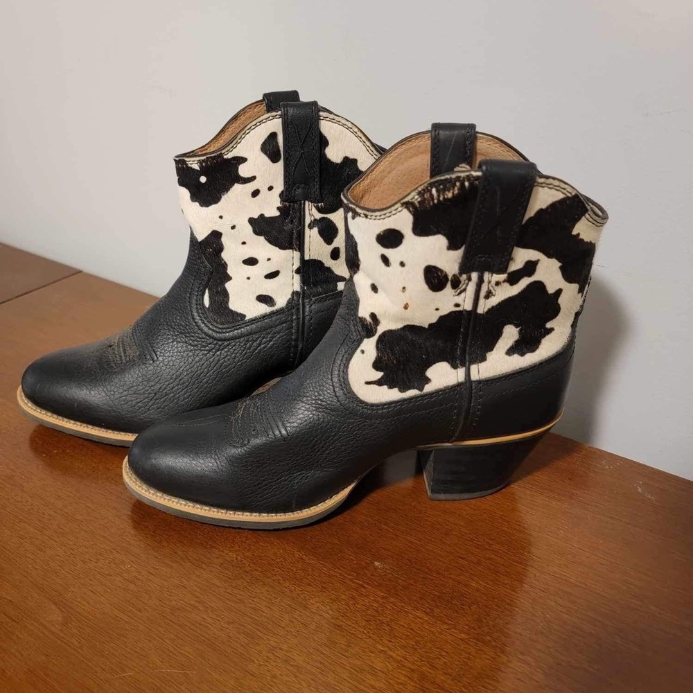 Twisted X Cowprint cowboy boots